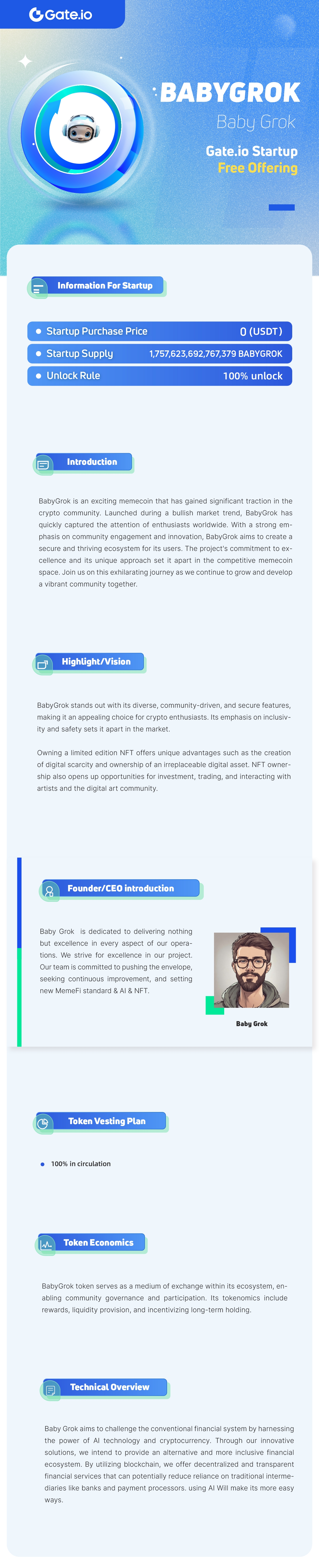 Baby Grok-Startup｜Gate.com