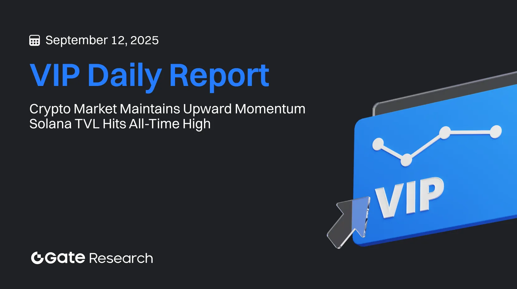 Gate Research：暗号資産市場が上昇トレンドを維持　SolanaのTVLは過去最高値を更新