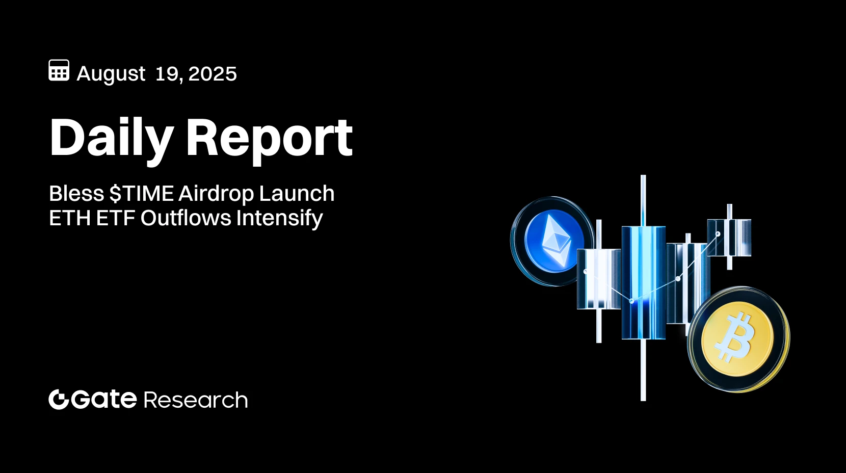 Gate Research: Lançamento do airdrop Bless $TIME | Saídas de ETF de ETH aumentam