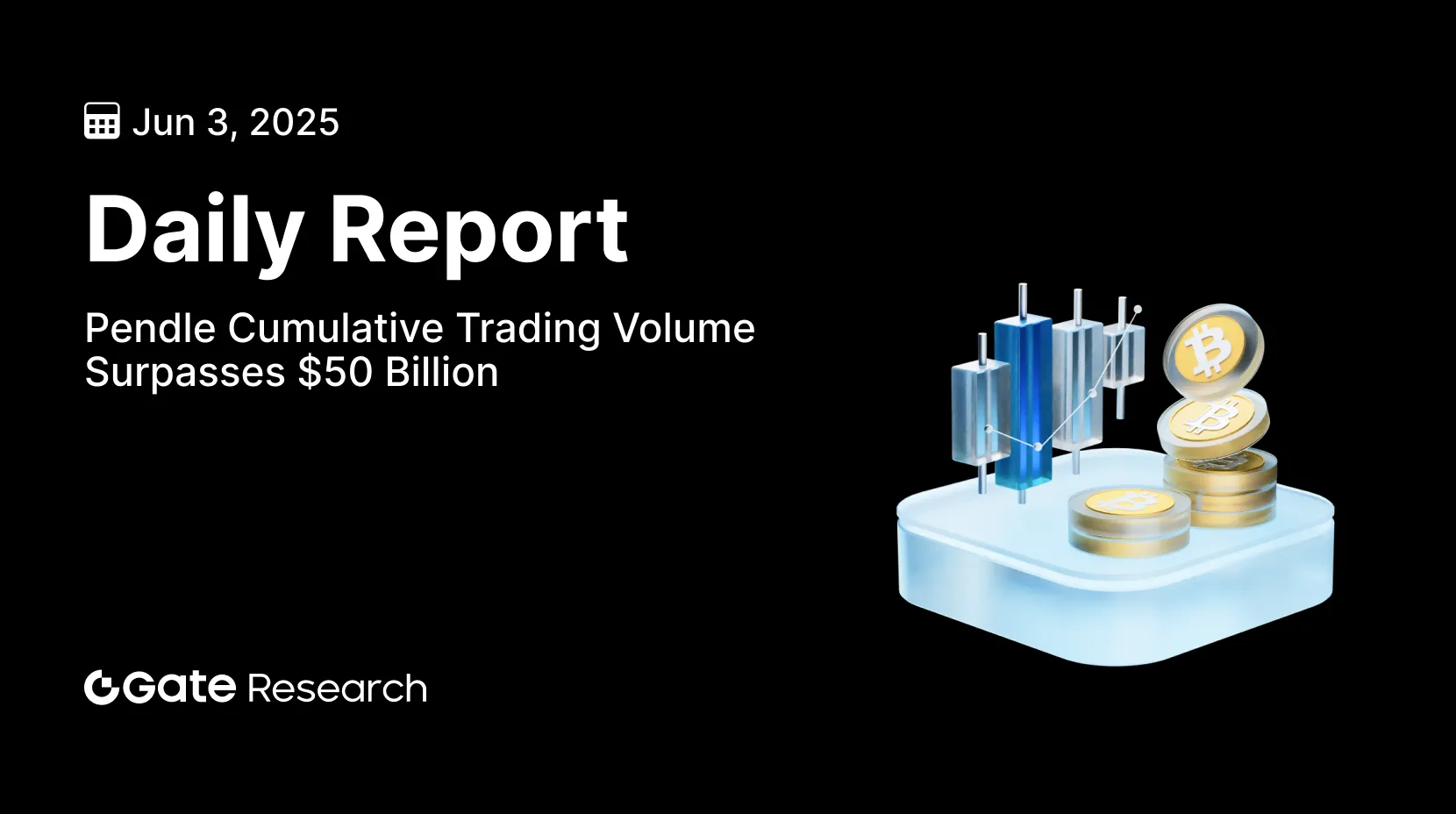 Gate Research: Pendleの累積取引高が500億ドルを超える | CreatorBid Coin BIDは過去3日間でほぼ2倍に増加