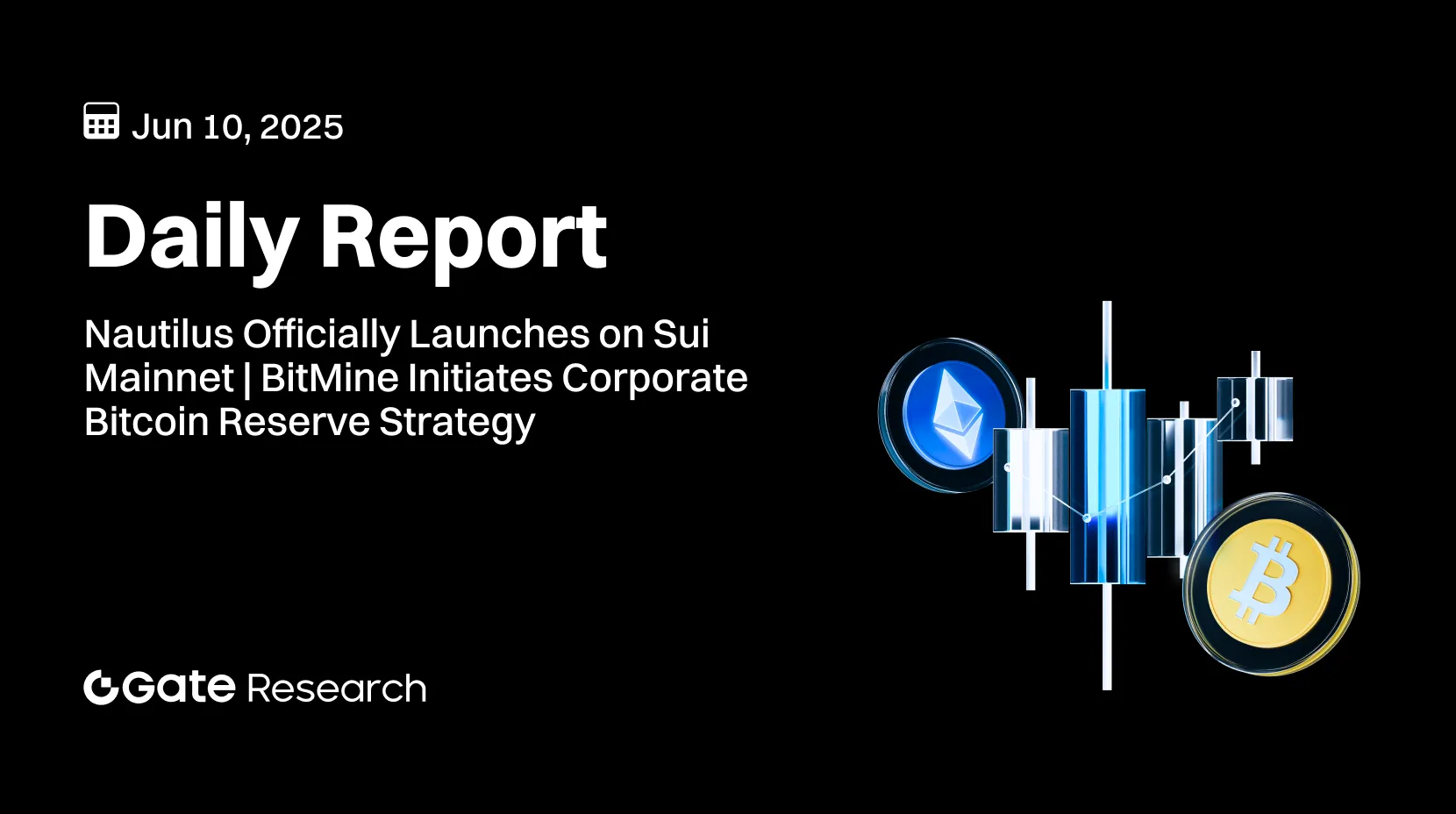Gate Research: Nautilus Lança Oficialmente na Rede Principal Sui | BitMine Inicia Estratégia de Reserva Corporativa de Bitcoin