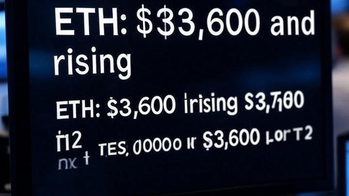 ETH menembus di atas $3600, short squeeze diharapkan kemungkinan mencapai $4000