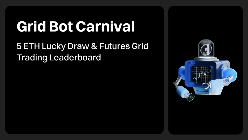 Grid Bot Carnival 5 ETH Lucky Draw & Futures Grid Trading Leaderboard